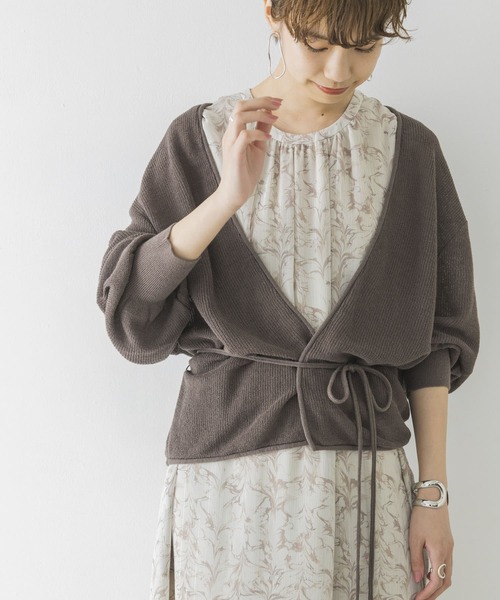 URBAN RESEARCH（アーバンリサーチ）の「麻混カシュクールカーディガン