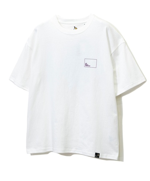 go slow caravan(ゴースローキャラバン)の「USA/C gscコンセプトカラー スクエアLOGOバックプリントゆったりTEE W(Tシャツ/カットソー・レディース・グリーン/ブラック系その他/ナチュラル/ブルー系その他/パープル系その他/サックスブルー系・FREE)」の19枚目の写真