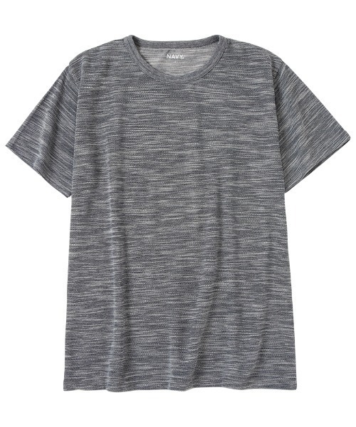 NAVY(ネイビー)の「NAVY 倍速DRY速乾半袖Tシャツ(Tシャツ/カットソー・メンズ・ネイビー/ブラック/グレー/ピンク/グリーン/サックスブルー・XL/XXL/S/M/L)」の13枚目の写真