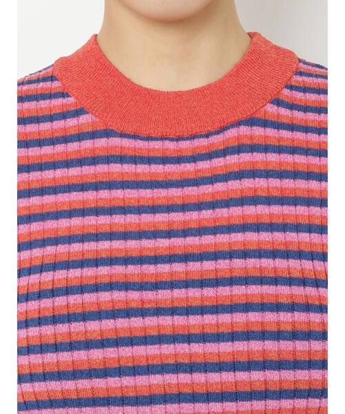 jouetie（ジュエティ）の「パワーショルダーハイネックニット（ニット/セーター・レディース・ブラック/パープル/その他1/ブルー/その他2・MEDIUM）」の11枚目の写真