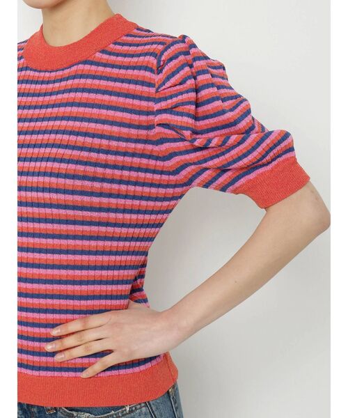 jouetie（ジュエティ）の「パワーショルダーハイネックニット（ニット/セーター・レディース・ブラック/パープル/その他1/ブルー/その他2・MEDIUM）」の10枚目の写真