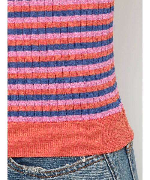 jouetie（ジュエティ）の「パワーショルダーハイネックニット（ニット/セーター・レディース・ブラック/パープル/その他1/ブルー/その他2・MEDIUM）」の9枚目の写真