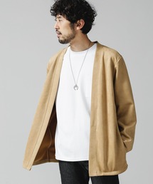 ネオスウェード着流しカットカーディガン