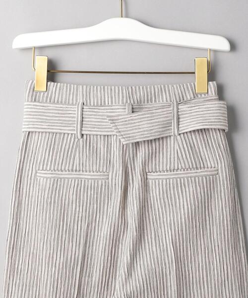 BEAUTY&YOUTH UNITED ARROWS（ビューティーアンドユースユナイテッドアローズ）の「BY ストライプタックベルトテーパードパンツ（その他パンツ・レディース・ブラック/オレンジ/ナチュラル・SMALL/MEDIUM/LARGE）」の16枚目の写真