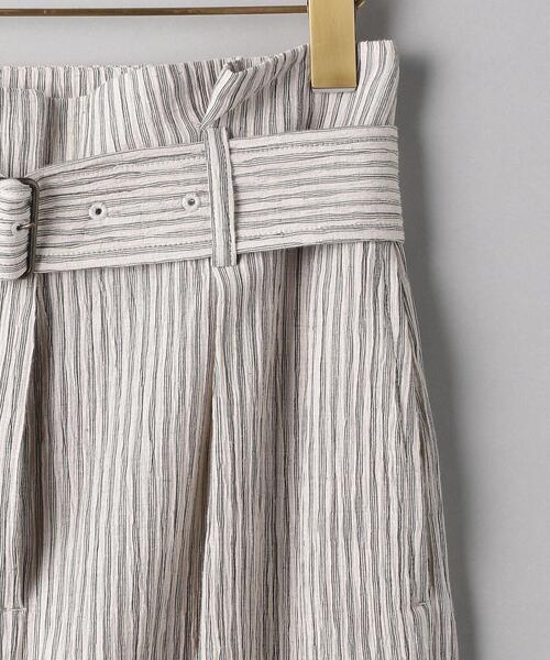 BEAUTY&YOUTH UNITED ARROWS（ビューティーアンドユースユナイテッドアローズ）の「BY ストライプタックベルトテーパードパンツ（その他パンツ・レディース・ブラック/オレンジ/ナチュラル・SMALL/MEDIUM/LARGE）」の17枚目の写真