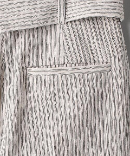 BEAUTY&YOUTH UNITED ARROWS（ビューティーアンドユースユナイテッドアローズ）の「BY ストライプタックベルトテーパードパンツ（その他パンツ・レディース・ブラック/オレンジ/ナチュラル・SMALL/MEDIUM/LARGE）」の18枚目の写真