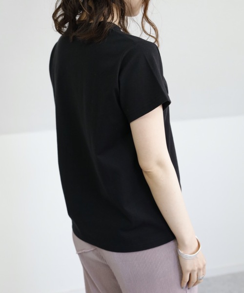 UNFIELD（アンフィールド）の「【UNFIELD unfieldロゴTシャツ】（Tシャツ/カットソー・レディース・ホワイト/ブラック・FREE）」の15枚目の写真