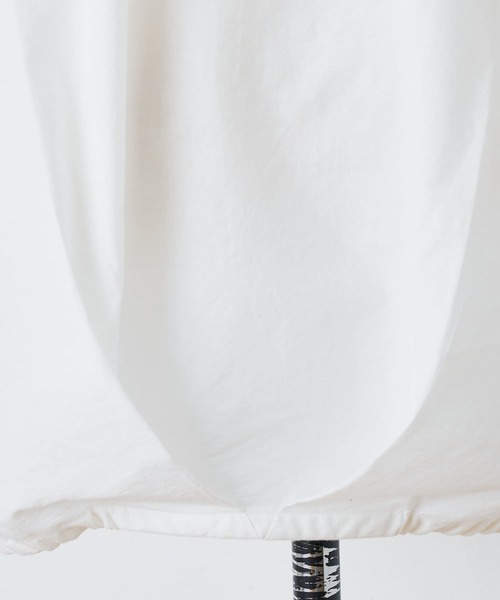 BEARDSLEY（ビアズリー）の「袖下ジャージーシャツTシャツ（シャツ/ブラウス・レディース・ホワイト/ネイビー・FREE）」の14枚目の写真