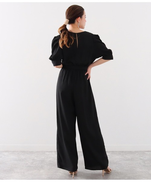 Alluge(アルージュ)の「パワーショルダーオールインワン(つなぎ/オールインワン・レディース・ブラック/オリーブ・FREE)」の5枚目の写真