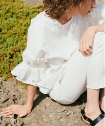 LUGIVA | ボリュームタック袖Tシャツ(Tシャツ/カットソー)