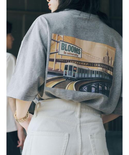 SEVENDAYS=SUNDAY（セブンデイズサンデイ）の「THE PORT LINE TEE　＊（Tシャツ/カットソー・レディース・杢グレー/オフホワイト・L/M/S）」の8枚目の写真