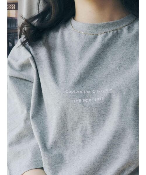 SEVENDAYS=SUNDAY（セブンデイズサンデイ）の「THE PORT LINE TEE　＊（Tシャツ/カットソー・レディース・杢グレー/オフホワイト・L/M/S）」の18枚目の写真