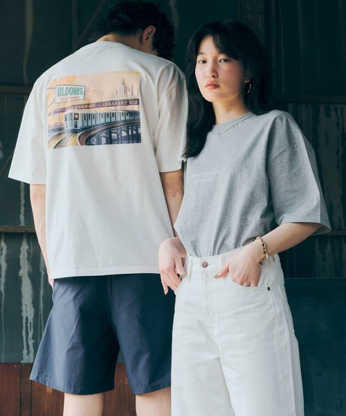 SEVENDAYS=SUNDAY（セブンデイズサンデイ）の「THE PORT LINE TEE　＊（Tシャツ/カットソー・レディース・杢グレー/オフホワイト・L/M/S）」の20枚目の写真