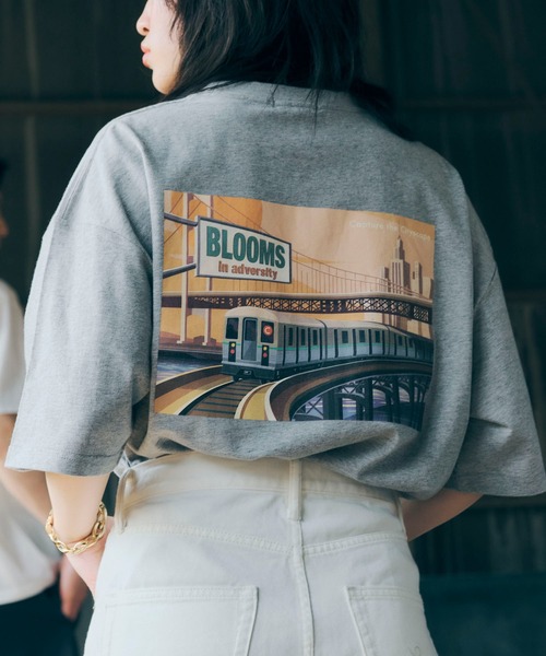 SEVENDAYS=SUNDAY（セブンデイズサンデイ）の「THE PORT LINE TEE　＊（Tシャツ/カットソー・レディース・杢グレー/オフホワイト・L/M/S）」の17枚目の写真