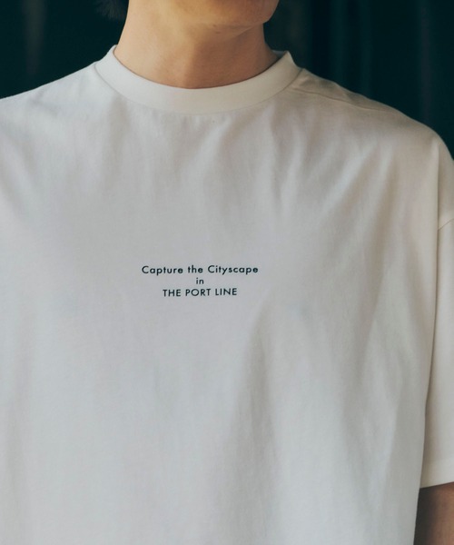 SEVENDAYS=SUNDAY（セブンデイズサンデイ）の「THE PORT LINE TEE　＊（Tシャツ/カットソー・レディース・杢グレー/オフホワイト・L/M/S）」の4枚目の写真