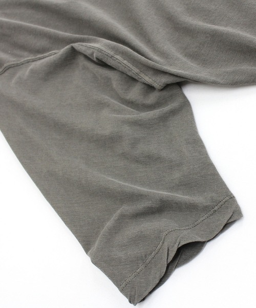 Audition（オーディション）の「M1630 ツイストネックバックタックT（Tシャツ/カットソー・レディース・ホワイト/オリーブドラブ/チャコールグレー・MEDIUM）」の11枚目の写真