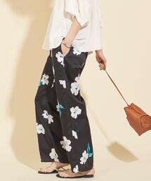 BEAUTY&YOUTH UNITED ARROWS | BY フラワープリント イージーワイドパンツ(その他パンツ)