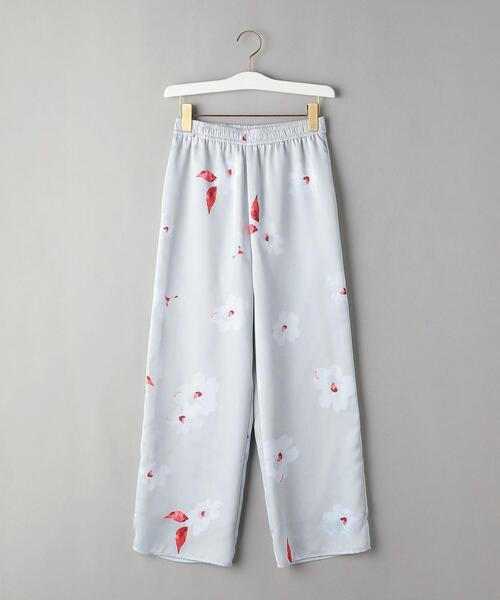 美品 ユナイテッドアローズ TOKYO 2万円 花柄ワイドパンツ Z156 BEAUTY&YOUTH UNITED ARROWS（ビューティーアンドユース
