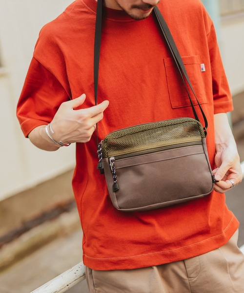 CIAOPANIC TYPY（チャオパニックティピー）の「メッシュサコッシュ（ショルダーバッグ・メンズ・ブラック/ブラウン/ライム/イエロー・ONE SIZE）」の3枚目の写真