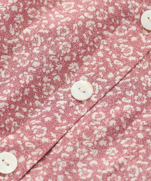 natural couture（ナチュラルクチュール）の「レトロ小花柄スリットスカート（スカート・レディース・ブラック/ピンク/グリーン・FREE）」の8枚目の写真