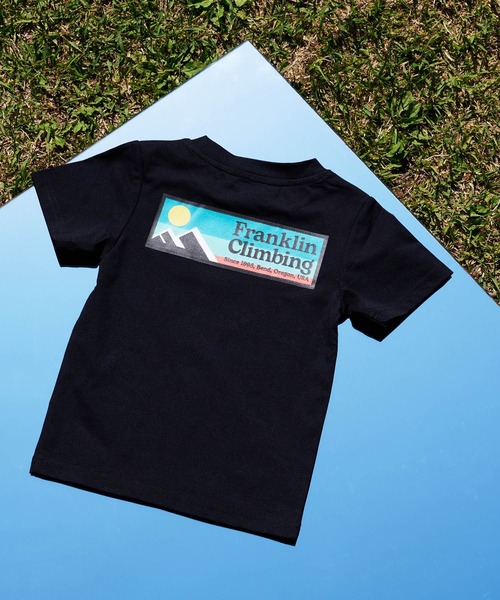 Franklin Climbing(フランクリンクライミング)の「【Franklin Climbing】KID's ロゴTEE(Tシャツ/カットソー・キッズ・ホワイト/ベージュ/オレンジ/ブルー/ブラック・LARGE/SMALL/X-LARGE/XX-LARGE/MEDIUM)」の3枚目の写真