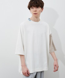 JUNRED | 襟配色TEE(Tシャツ/カットソー)