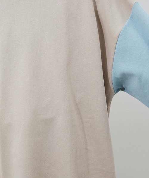 JUNRED(ジュンレッド)の「襟配色TEE(Tシャツ/カットソー・メンズ・ホワイト/ブラック/ベージュ・M/L)」の21枚目の写真