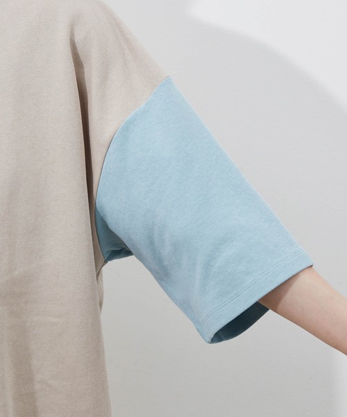 JUNRED(ジュンレッド)の「襟配色TEE(Tシャツ/カットソー・メンズ・ホワイト/ブラック/ベージュ・M/L)」の20枚目の写真