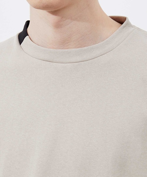 JUNRED(ジュンレッド)の「襟配色TEE(Tシャツ/カットソー・メンズ・ホワイト/ブラック/ベージュ・M/L)」の19枚目の写真