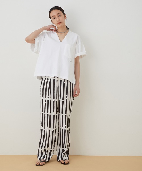 CAMBER（キャンバー）の「【CAMBER×JANE SMITH】ロゴハーフスリーブ（Tシャツ/カットソー・レディース・ホワイト・FREE）」の12枚目の写真