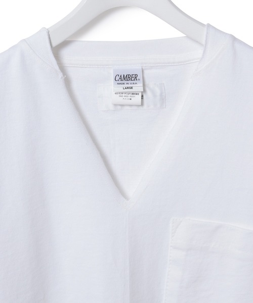 CAMBER（キャンバー）の「【CAMBER×JANE SMITH】ロゴハーフスリーブ（Tシャツ/カットソー・レディース・ホワイト・FREE）」の8枚目の写真