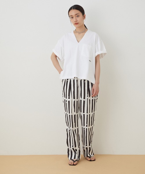 CAMBER（キャンバー）の「【CAMBER×JANE SMITH】ロゴハーフスリーブ（Tシャツ/カットソー・レディース・ホワイト・FREE）」の9枚目の写真