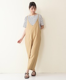 LB/S （エルビーエス）の「ボーダーＴ＋サロペットセット　アンサンブルアイテム（サロペット/オーバーオール・レディース）」