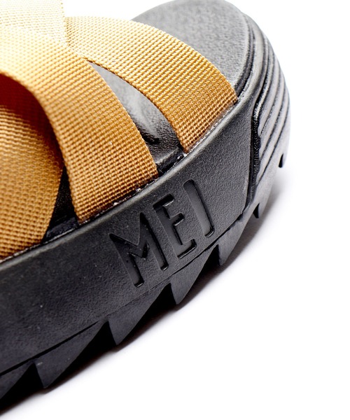 MEI（メイ）の「MEI リサイクルナイロンメッシュサンダル（サンダル・レディース・ライトブラウン/オリーブドラブ・M/L/S）」の8枚目の写真