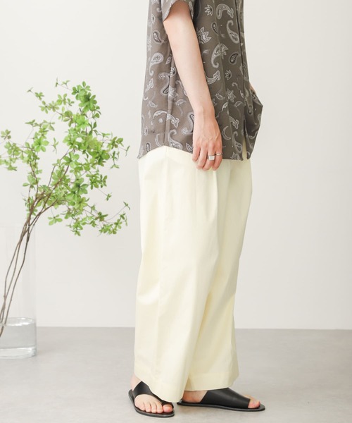 SENSE OF PLACE by URBAN RESEARCH(センスオブプレイスバイアーバンリサーチ)の「チノタックワイドパンツ(チノパンツ・メンズ・グレー/カーキ/アイボリー・LARGE/MEDIUM)」の16枚目の写真