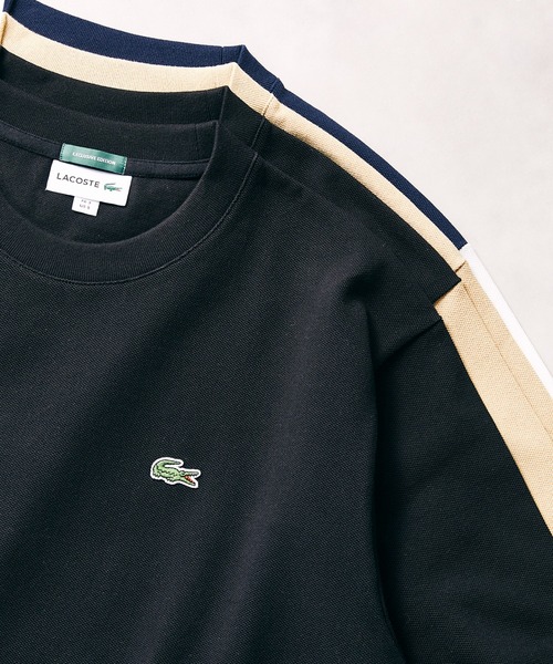 LACOSTE（ラコステ）の「【LACOSTE×relume /ラコステ】別注 ヘビーピケ L/S Tシャツ（Tシャツ/カットソー・メンズ・ブラック/ベージュ/ネイビー/ブラック系その他・4/3/5）」の5枚目の写真