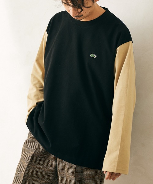 LACOSTE（ラコステ）の「【LACOSTE×relume /ラコステ】別注 ヘビーピケ L/S Tシャツ（Tシャツ/カットソー・メンズ・ブラック/ベージュ/ネイビー/ブラック系その他・4/3/5）」の15枚目の写真