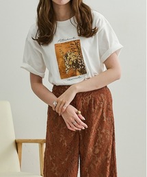 Ambre Neige | アソートプリントフラワーＴシャツ／【WEB/EC限定商品】(Tシャツ/カットソー)