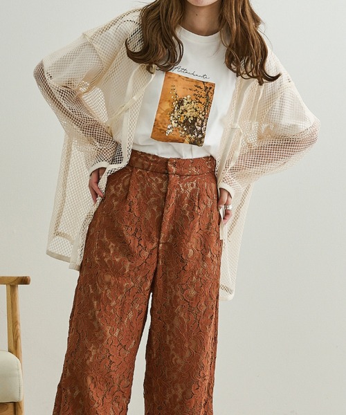 Ambre Neige(アンブルネージュ)の「アソートプリントフラワーTシャツ/【WEB/EC限定商品】(Tシャツ/カットソー・レディース・ホワイト系1/ホワイト系2/ベージュ系その他/ベージュ・FREE)」の13枚目の写真