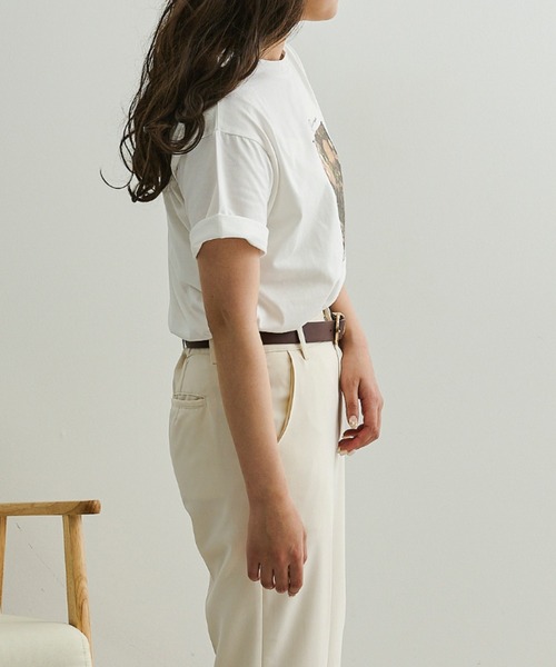 Ambre Neige(アンブルネージュ)の「アソートプリントフラワーTシャツ/【WEB/EC限定商品】(Tシャツ/カットソー・レディース・ホワイト系1/ホワイト系2/ベージュ系その他/ベージュ・FREE)」の19枚目の写真