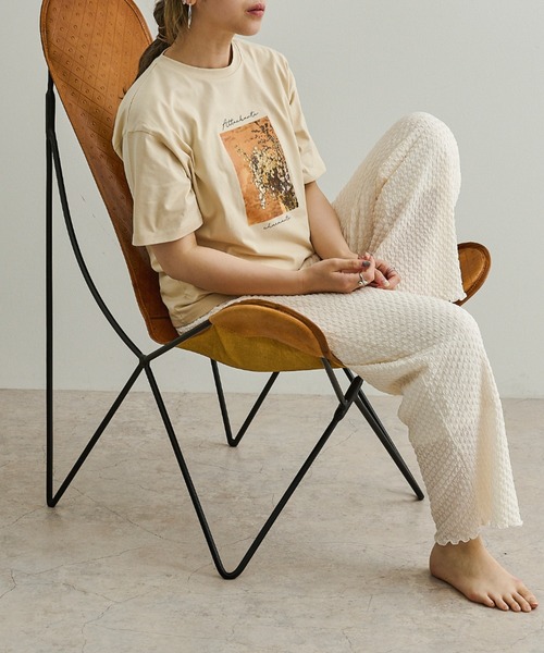 Ambre Neige(アンブルネージュ)の「アソートプリントフラワーTシャツ/【WEB/EC限定商品】(Tシャツ/カットソー・レディース・ホワイト系1/ホワイト系2/ベージュ系その他/ベージュ・FREE)」の21枚目の写真