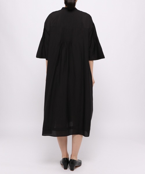 LEPSIM(レプシィム)の「綿シルクタックワンピース 954071(ワンピース・レディース・ホワイト/ブラック・FREE)」の10枚目の写真