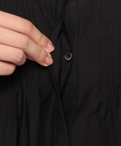 LEPSIM(レプシィム)の「綿シルクタックワンピース 954071(ワンピース・レディース・ホワイト/ブラック・FREE)」の16枚目の写真