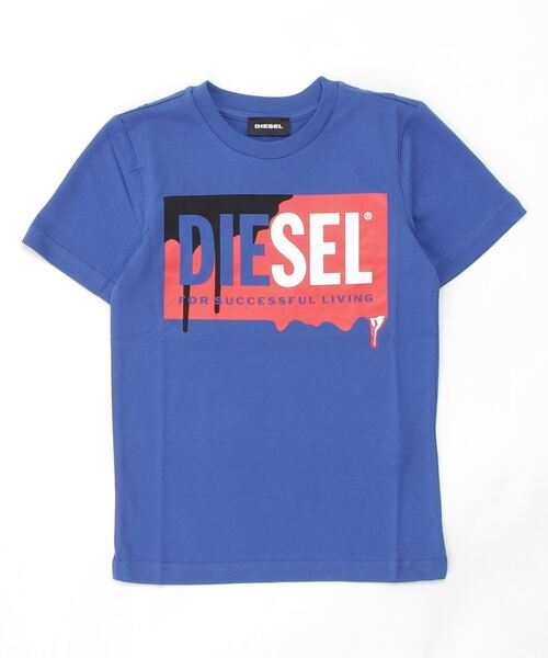 DIESEL KIDS（ディーゼルキッズ）の「DIESEL（ディーゼル）Kids & Junior　ブランドロゴプリント半袖Tシャツカットソー（Tシャツ/カットソー・キッズ・ホワイト/レッド/ダークグリーン/ブルー/ブラック/グレー・4YEAR/6YEAR/8YEAR/10YEAR/12YEAR/14Y/16Y）」の11枚目の写真