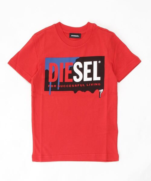 DIESEL KIDS（ディーゼルキッズ）の「DIESEL（ディーゼル）Kids & Junior　ブランドロゴプリント半袖Tシャツカットソー（Tシャツ/カットソー・キッズ・ホワイト/レッド/ダークグリーン/ブルー/ブラック/グレー・4YEAR/6YEAR/8YEAR/10YEAR/12YEAR/14Y/16Y）」の9枚目の写真
