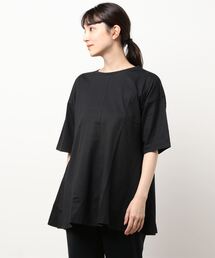 earth music&ecology | 吸水速乾センター切り替えBIGチュニック ＊(Tシャツ/カットソー)