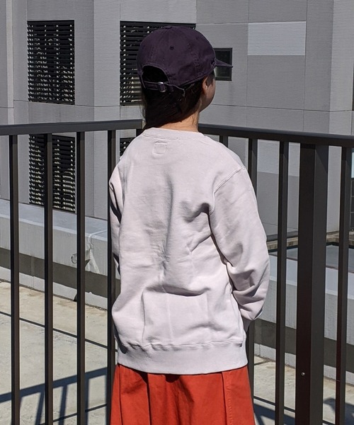 Lee（リー）の「Lee/リー キッズ　裏毛 ロゴプリント入り クルースウェット（パーカー・キッズ・グレー/パープル/ホワイト・130/140/150）」の22枚目の写真