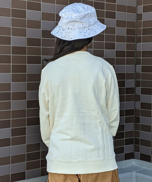 Lee（リー）の「Lee/リー キッズ　裏毛 ロゴプリント入り クルースウェット（パーカー・キッズ・グレー/パープル/ホワイト・130/140/150）」の9枚目の写真