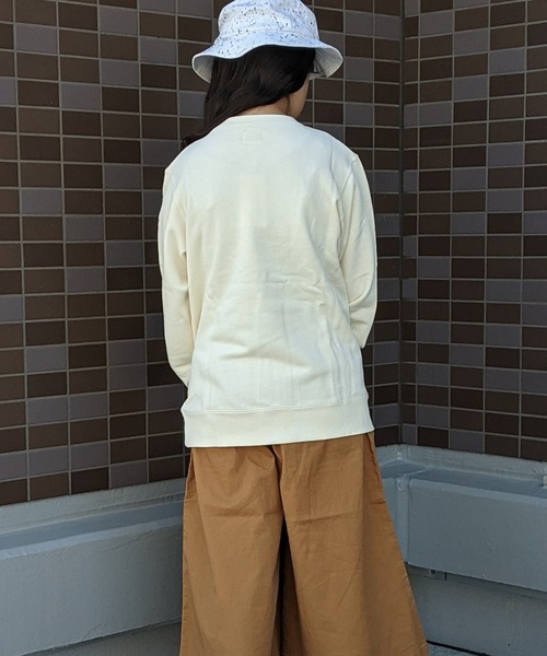 Lee（リー）の「Lee/リー キッズ　裏毛 ロゴプリント入り クルースウェット（パーカー・キッズ・グレー/パープル/ホワイト・130/140/150）」の10枚目の写真