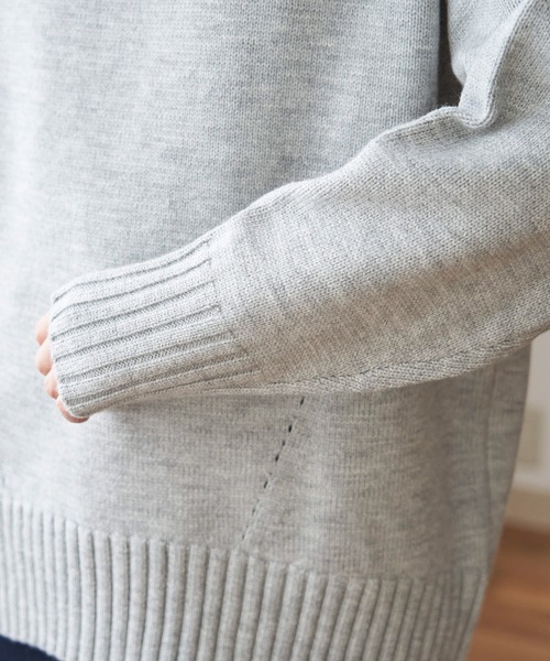 ROPE' PICNIC（ロペピクニック）の「【WEB限定】コクーンシルエットハイネックニットプルオーバー（ニット/セーター・レディース・イエロー/グリーン/グレー系その他/キナリ・38）」の13枚目の写真